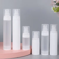 15ml 30ml 50ml empty plastic lotion sub bottling with pp vacuum pump serum bottles refillable cream airless bottle 10pcs