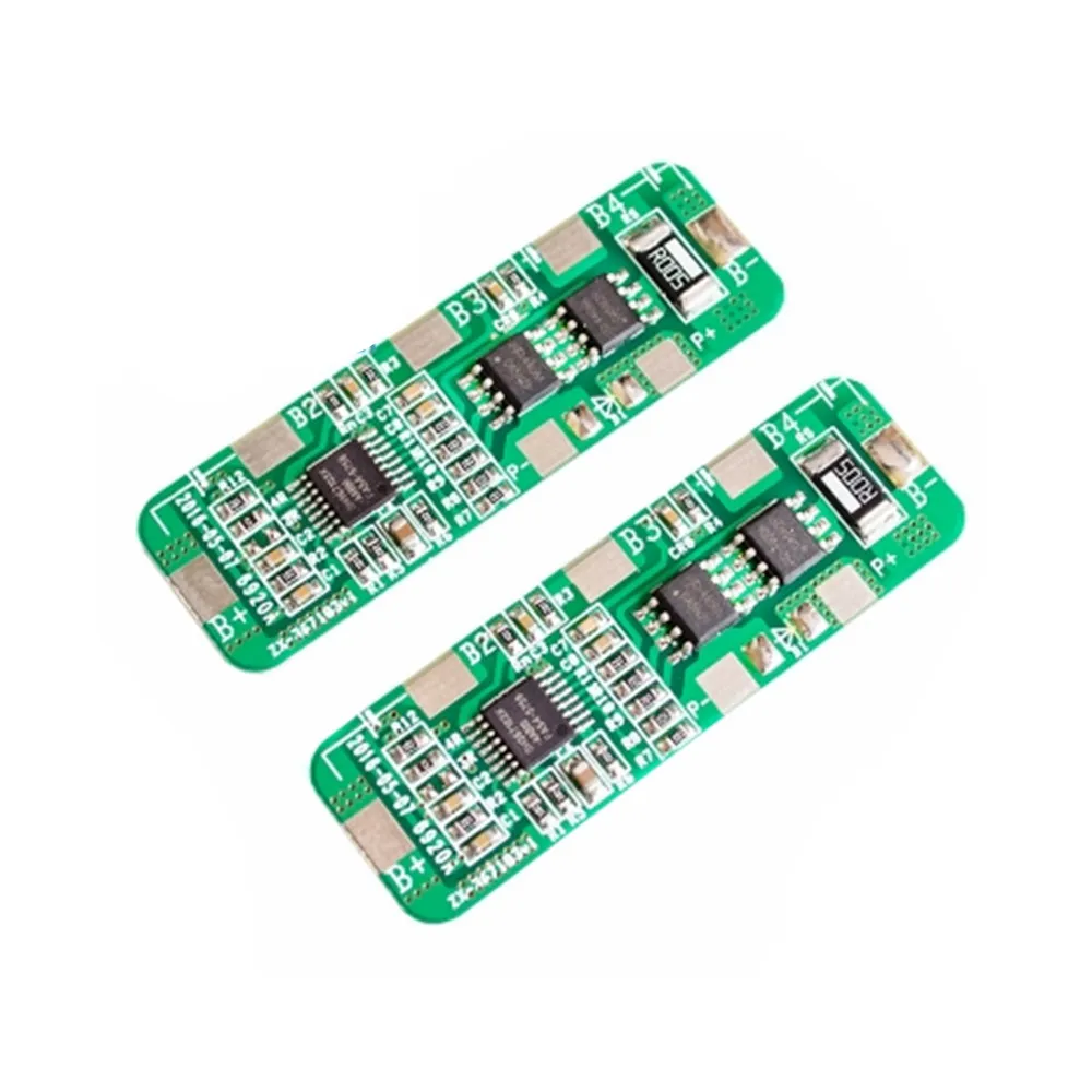 Защитная плата управления BMS 4A 5A PCB для 4 упаковок 4S 18650 литий ионная литиевая