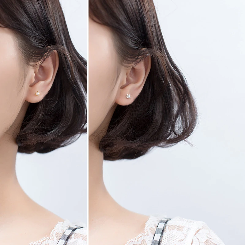 Минималистичные простые жемчужные серьги Colusiwei из стерлингового серебра