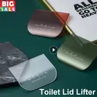 Прозрачный подъемник для крышки унитаза, бытовой подъемник для крышки унитаза, ручное устройство, бытовые гаджеты для ванной комнаты, аксессуары для унитаза