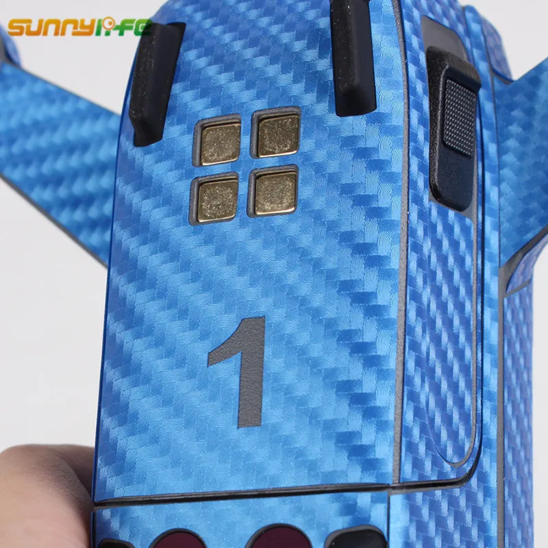 Стикер для дрона DJI SPARK водонепроницаемые ПВХ Углеродные графические Наклейки на