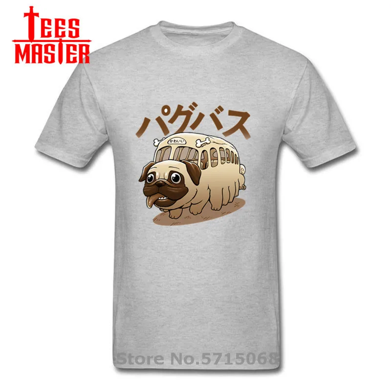 Футболка с изображением мопса автобуса манги забавная футболка японским аниме