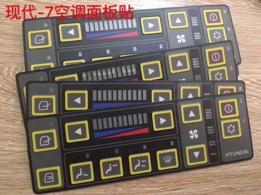 

Экскаватор части кондиционера инструмент кнопка управления макет клейкая бумага стикер для R215/225/335/455-7