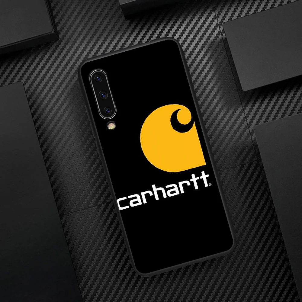 

Carhartts Brand Phone Case Cover For Samsung Galaxy A7 8 10 20 20e 21 30 30S 31 41 50 50S 51 70 71 91 black Funda Soft Etui