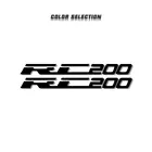 Новая мотоциклетная обувь Светоотражающие топлива колёса обтекатель портативное багажное шлемы наклейки украшения наклейки для KTM RC200 rc 200