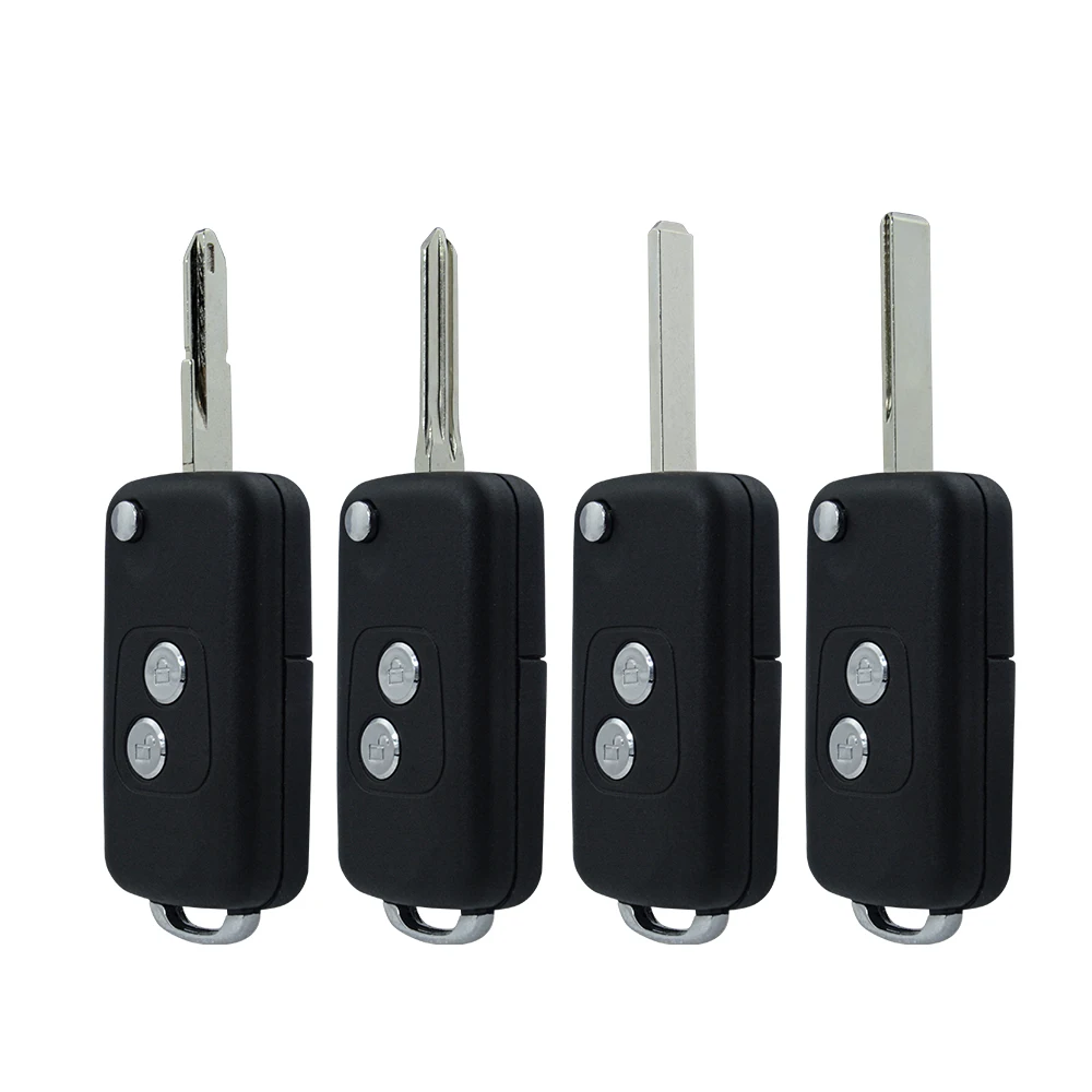 OkeyTech For Citroen C1 C2 C3 Xsara Picasso Peugeot 206 306 307 406 2 Buttons Modified Flip Remote Car key Shell Case Blank | Автомобили и