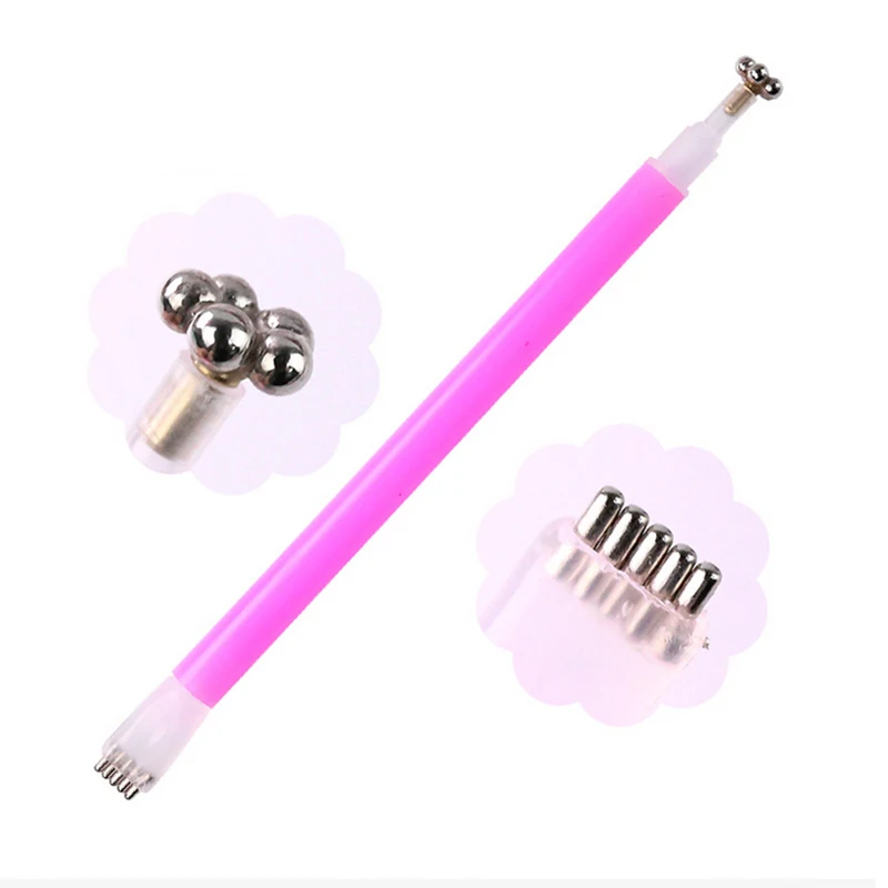 Цветок кошачий глаз магнитная ручка волшебная палочка 1 шт. двойная головка