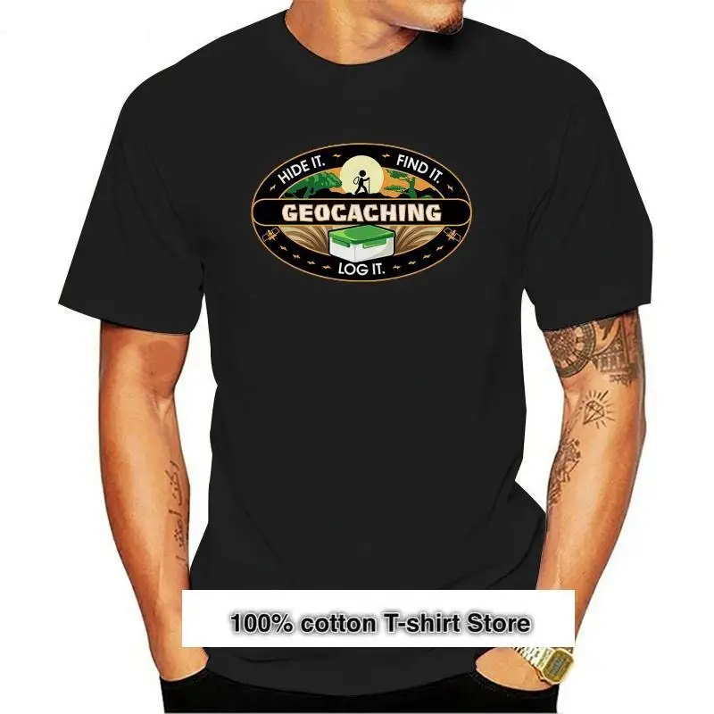

Camiseta de GEOCACHING para hombre, camisa de moda Unisex, SCHATZSUCHE, DOSENSUCHER, CACHE, TRACKBAR, GPSCartoon