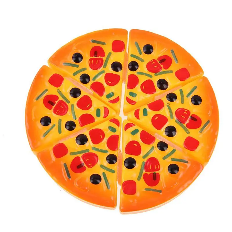 24PCS Children Play House Toy Cut Fruit Plastic Vegetables Pizza Kitchen Baby Kids Toys Educational | Игрушки и хобби
