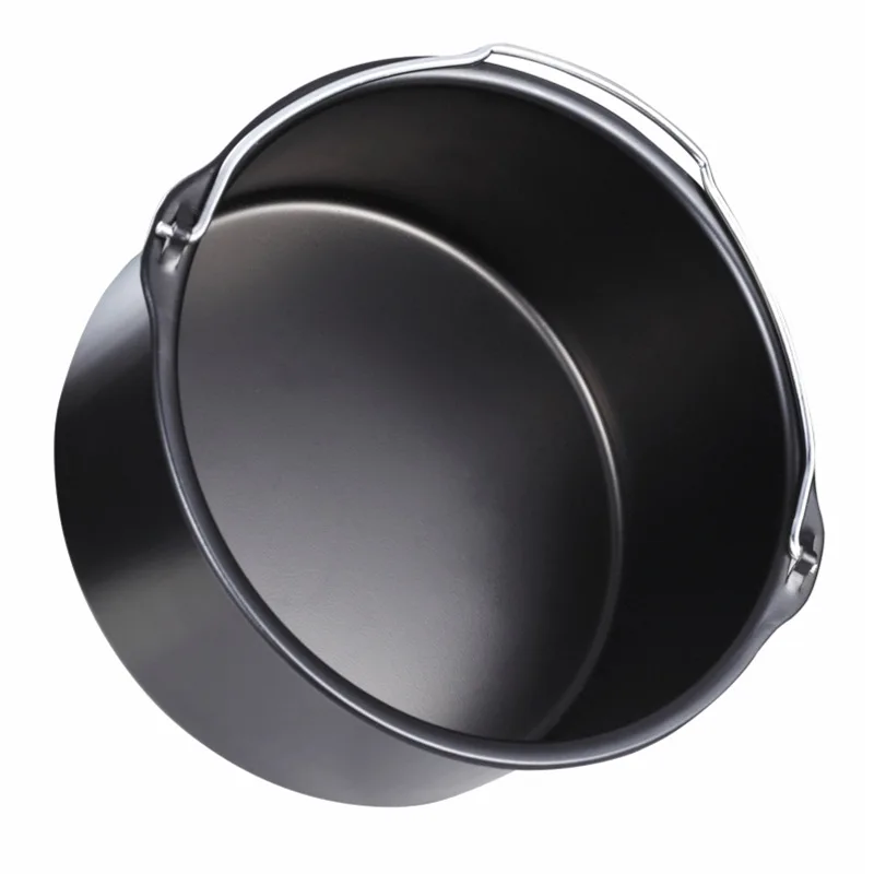 Железная корзина для фритюрницы цилиндрическая антипригарная сковорода поднос