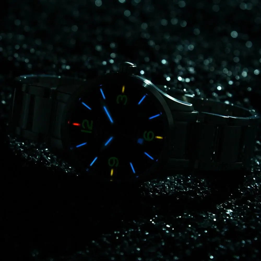 Мужские автоматические часы мужские с Тритием эпоха T25 светящиеся