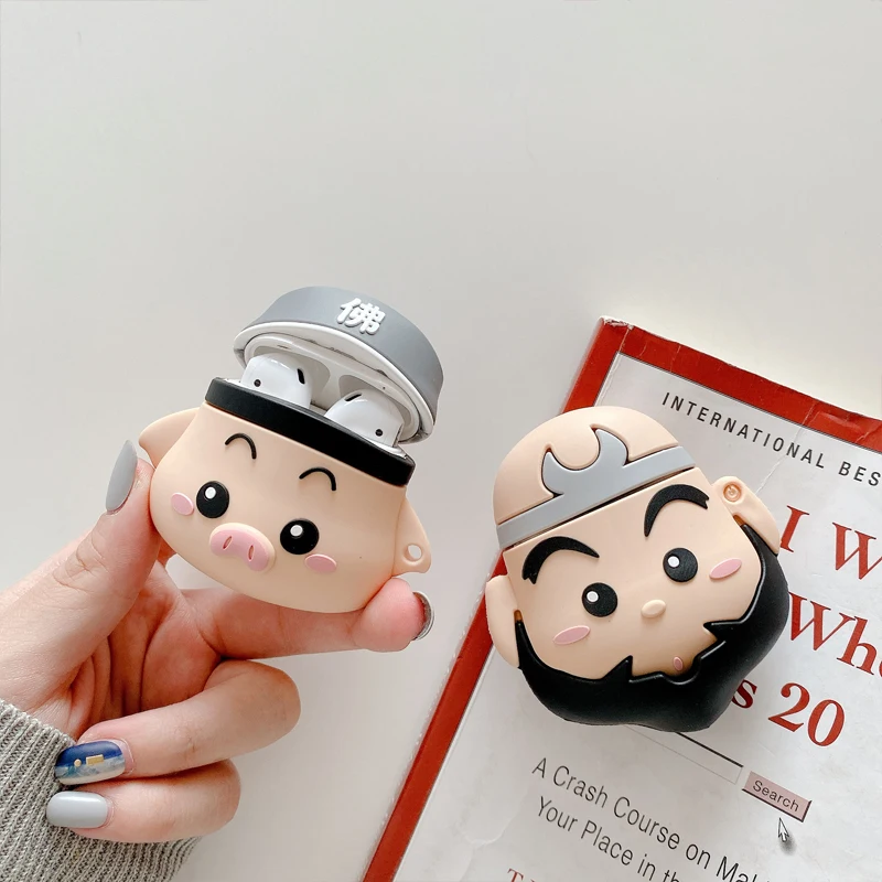3D Cartoon Anime Bluetooth Wireless Case For Apple Airpods Pro 3 Charging Headphone Keyring Cover Coque | Электроника