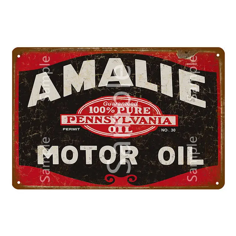 Tagolene Motor Oil Vintage Metal Sign Plaque Poster Garage Decoration Bar Pub Club Decor Gas Station Plate YK060 | Дом и сад