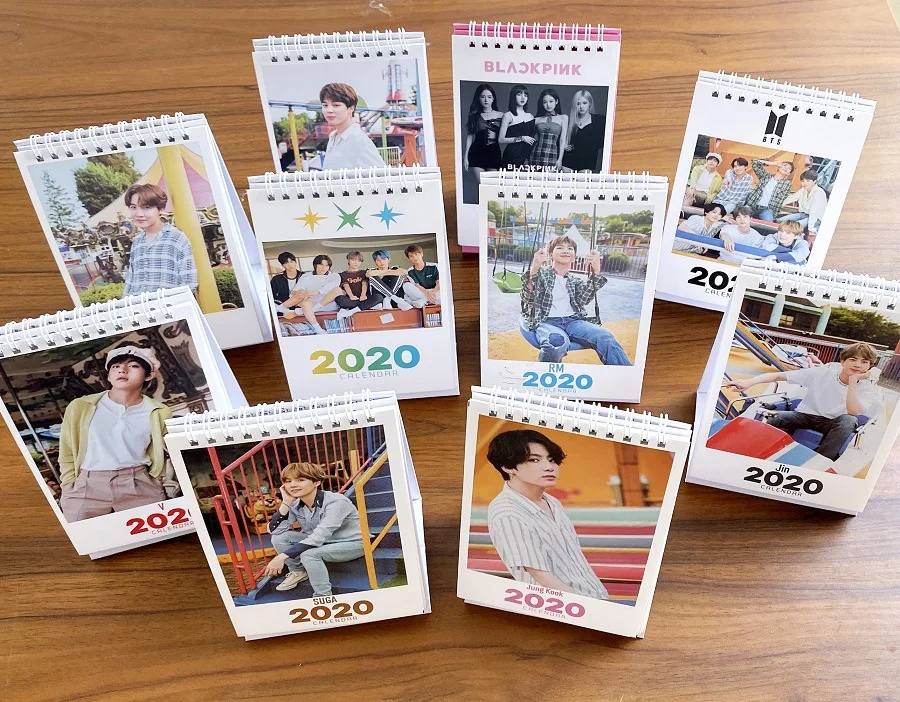 25 книг/набор Kpop GOT7 два раза семнадцать 2020 Настольный календарь JIN SUGA JIMIN JUNG Idol