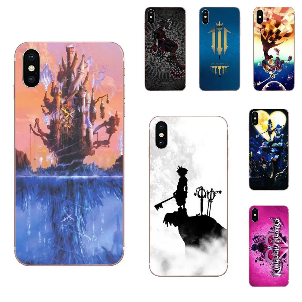 Аниме Королевство Сердца витражное стекло комический Мягкий ТПУ чехол для