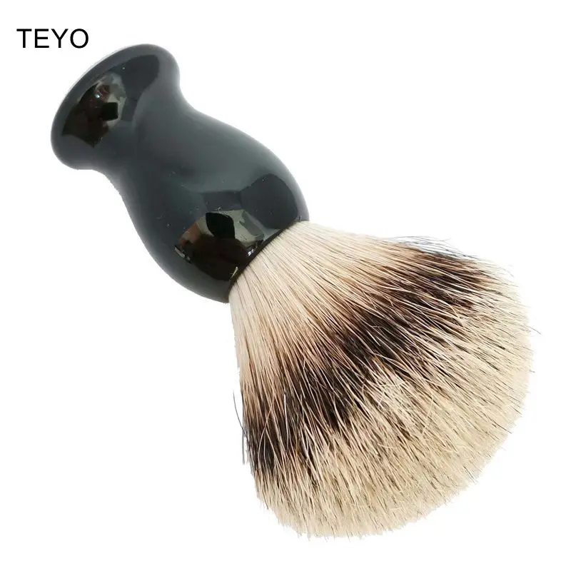 Щетка для бритья TEYO из серебристого барсука с подарочной коробкой, идеально подходит для влажного бритья, щетка для бороды от AliExpress RU&CIS NEW
