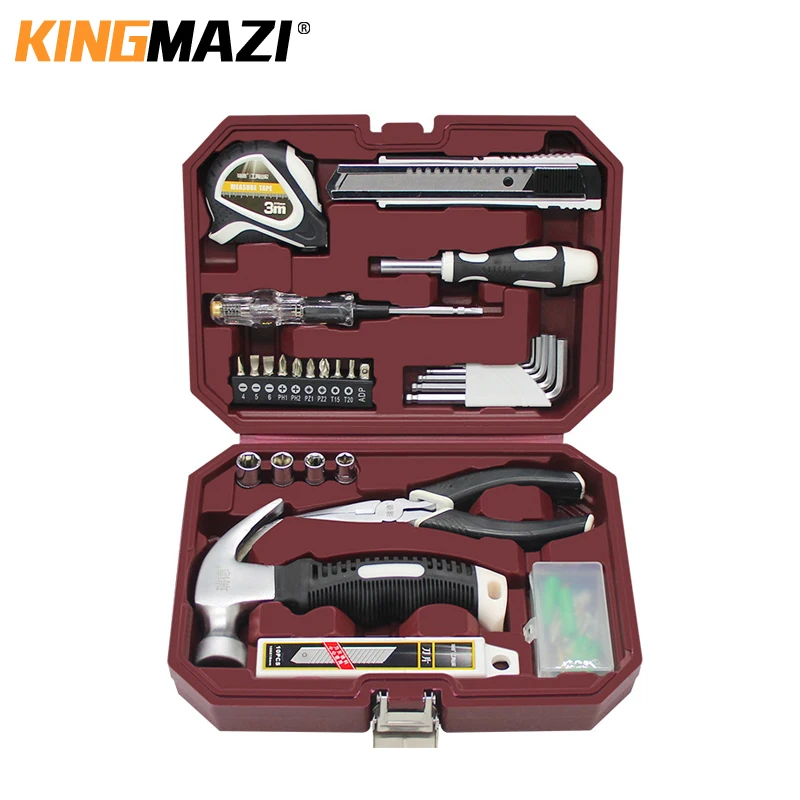 

28PCS Hand Tools Woodworking tools Multi tool with Tool Box Socket set and Torque wrench Hand tool sets edc