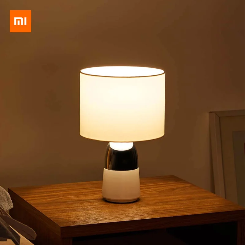 Xiaomi Youpin прикроватная сенсорная настольная лампа 2 шт. низкое энергопотребление подходит для офиса спальни дома