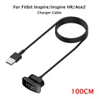 USB-зарядное устройство для Fitbit Inspire Inspire HR, умный Браслет, зарядный кабель, шнур, зарядная док-станция для Fitbit Ace 2, зарядное устройство