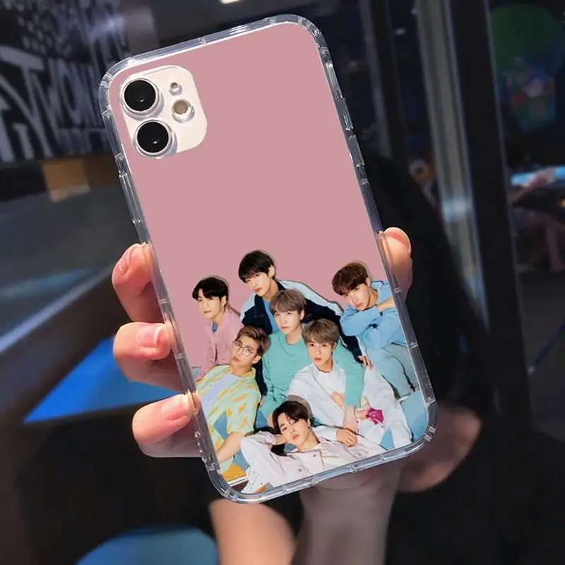 

Bangtan Boys Kpop Phone Cases Transparent Case For Iphone 11 12 Pro Max