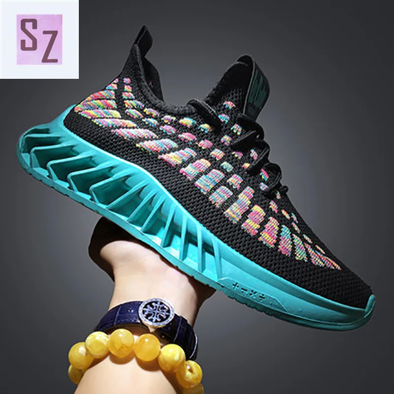 

2021 Men's Shoes Men's Sports Single Shoes Summer New Blade Edge Trendy Shoes Students Running Shoes Casual Shoes Lazy Shoes