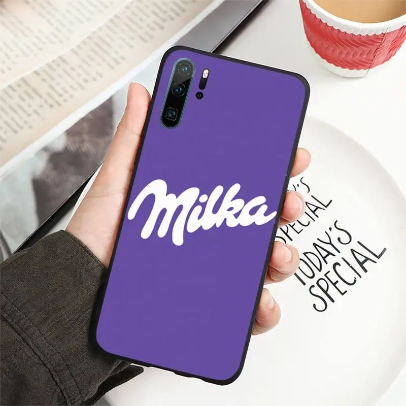 

Chocolate Milka Box Phone Case For Huawei honor Mate P 9 10 20 30 40 Pro 10i 7 8 a x Lite nova 5t