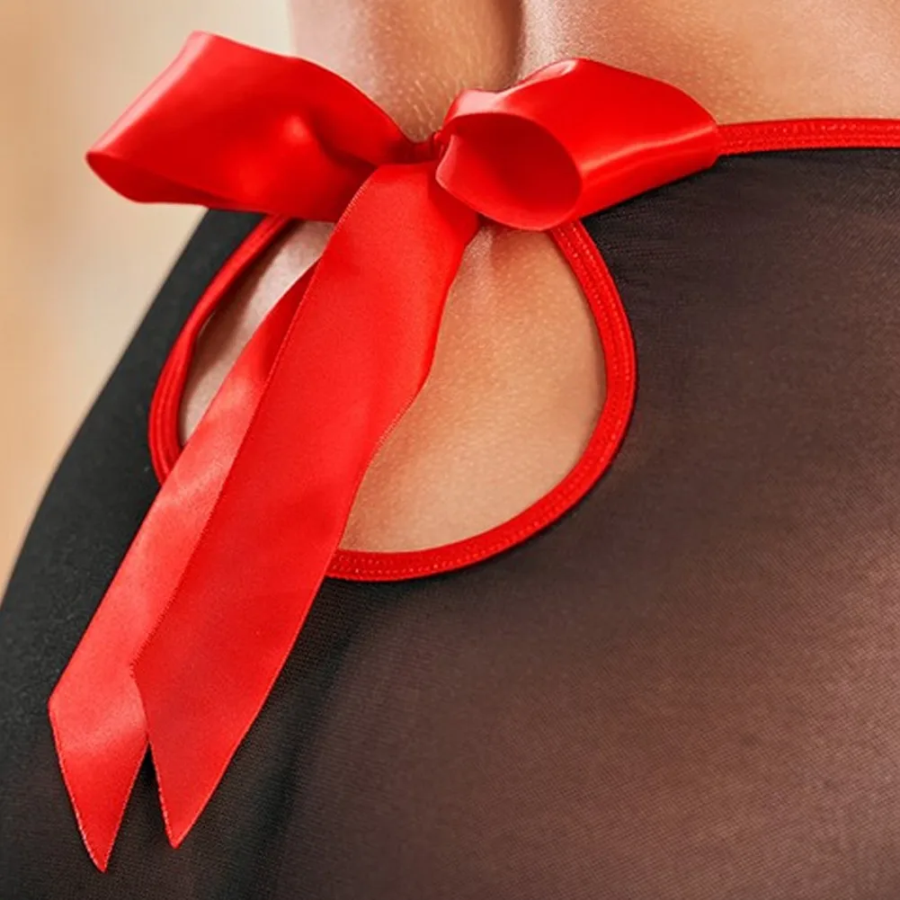 Большой с бантиком Сексуальное белье ко Дню Святого Валентина нижнее