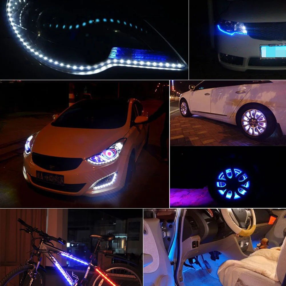 LED Strip Lights RGB Light SMD Flexible String for Bike Motor Home Lighting Indoor/Outdoor Decoration | Автомобили и мотоциклы