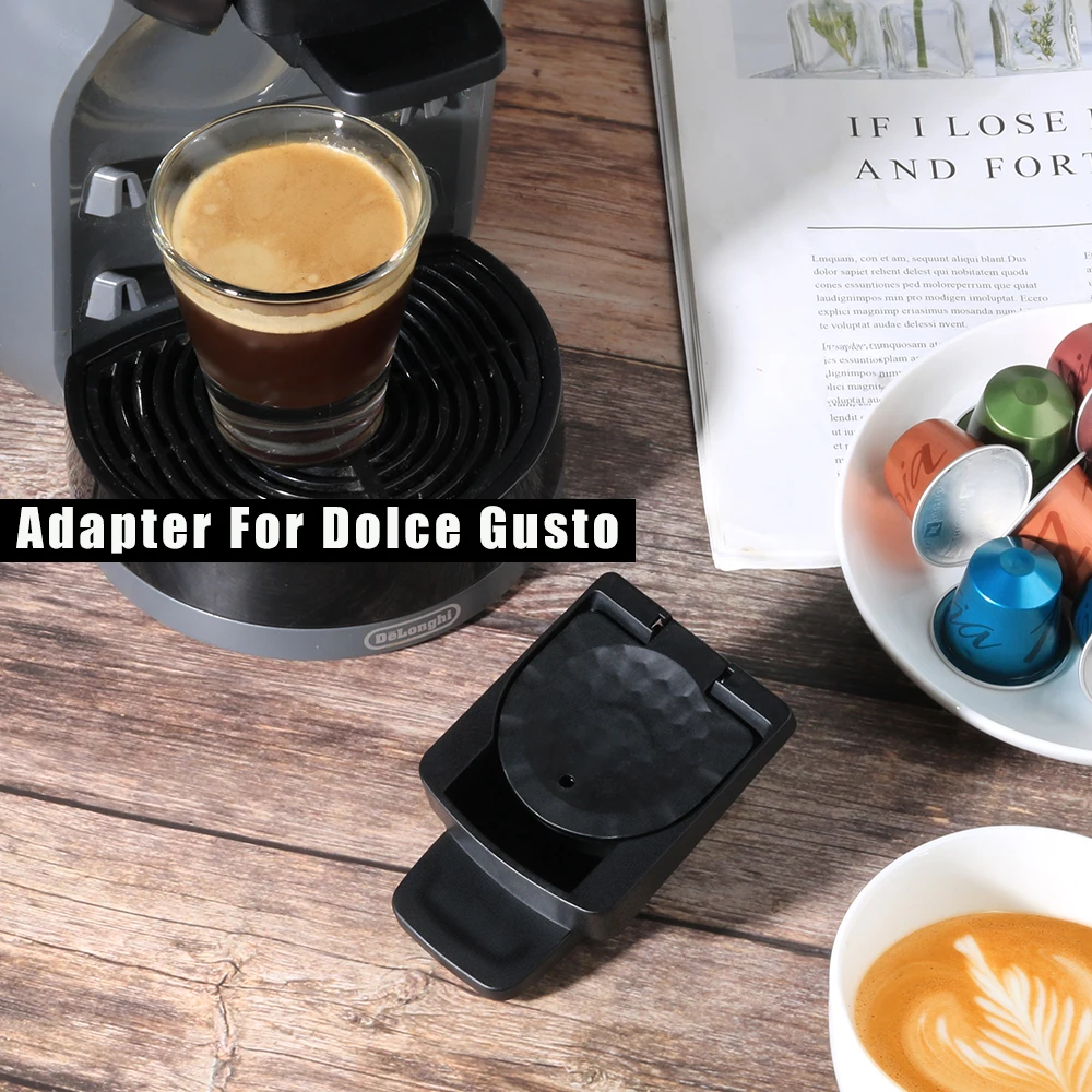 

2022 капсульный адаптер для Nespresso, оригинальные капсулы, преобразуют в держатель, совместимый с Dolce Gusto Crema Maker