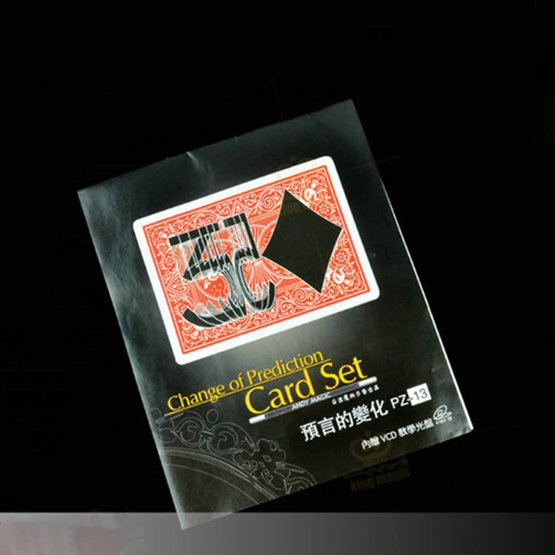 1pcs Numberground 3 to 5 card magic Magician Gimmick close up magic tricks card for professional magician Change the draw card