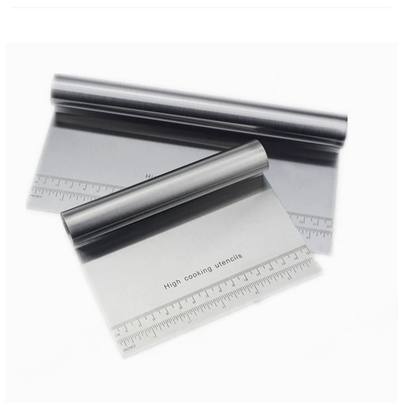 Резак для теста из нержавеющей стали пиццы скребки резак торта крем гладкий