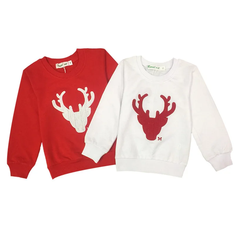 Новинка Рождественская одежда для детей семейный наряд матери папы хлопковый