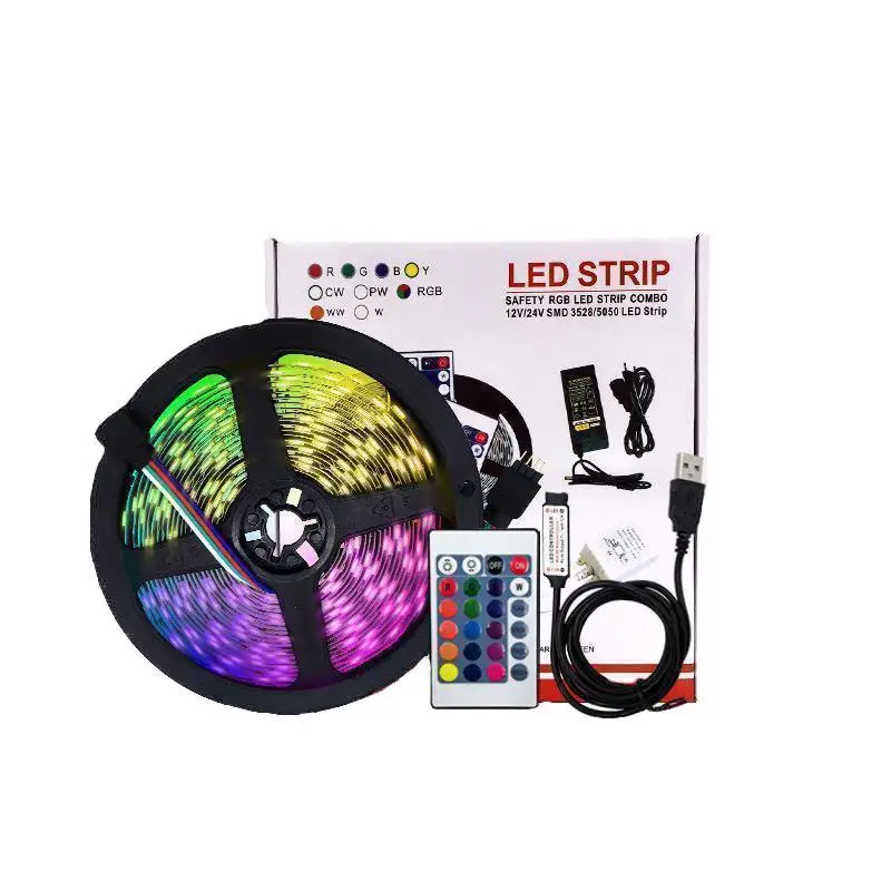

LED Strip Light USB 5050 SMD DC5V Flexible LED Lamp Tape Ribbon RGB 1M 2M 3M 4M 5M TV Desktop Screen BackLight Diode Tape