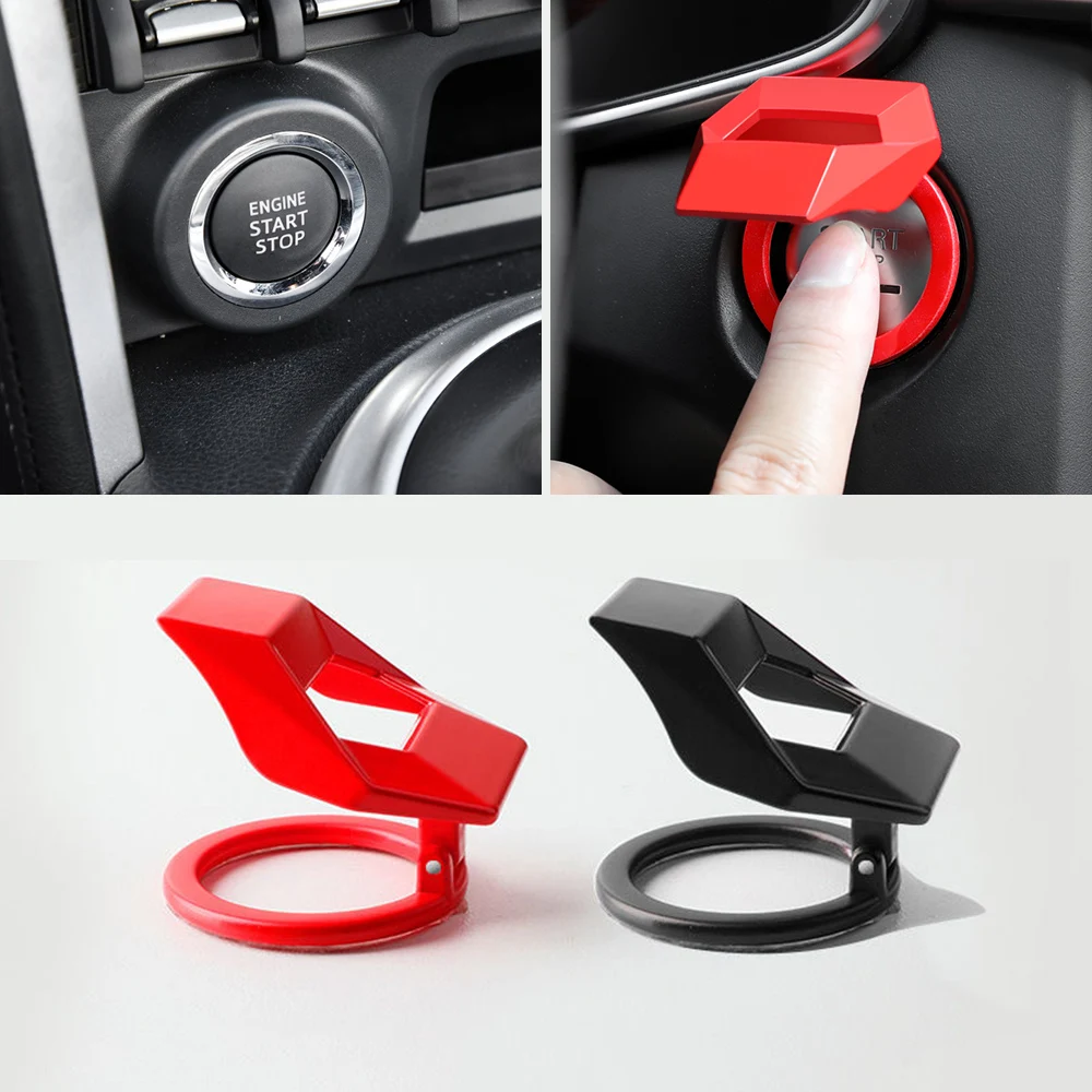Для Toyota 86 GT86 Subaru BRZ Scion FR-S автомобильный двигатель кнопка start stop украшение Крышка