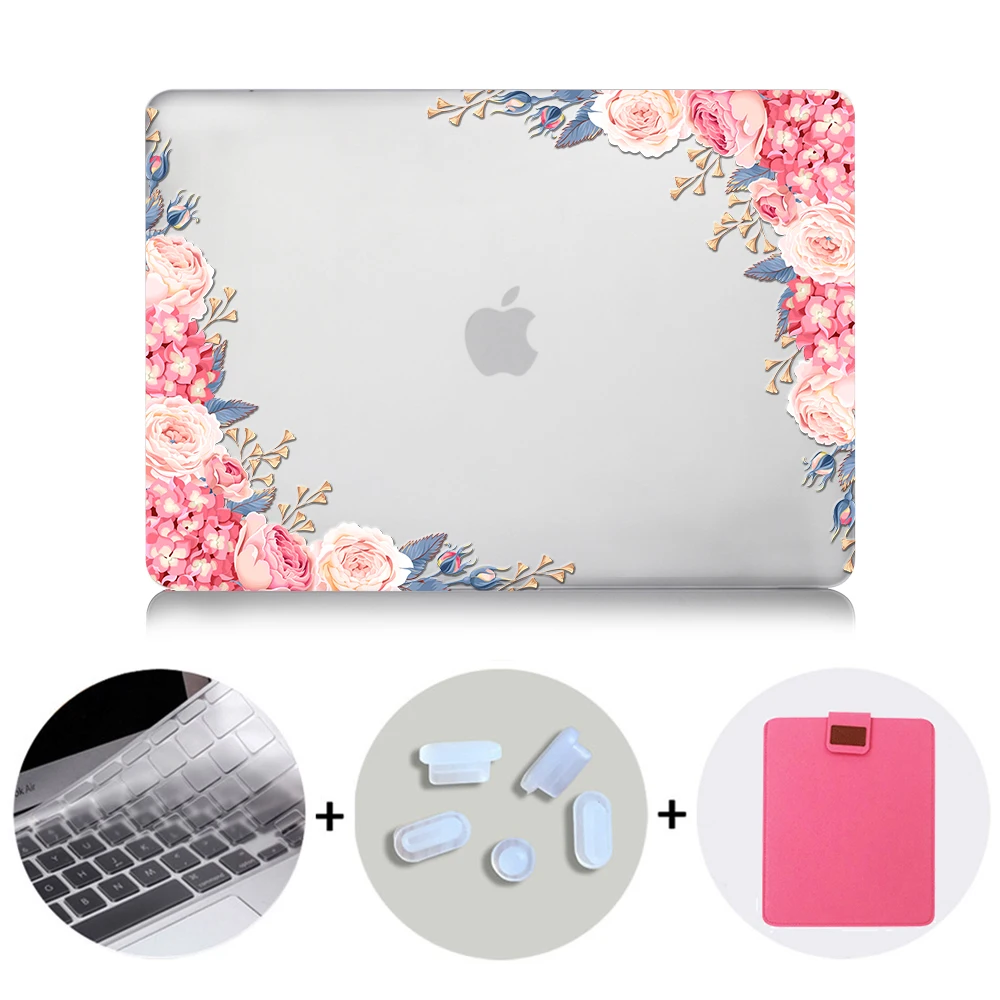 MB06 MTT туфли с цветами из стразов чехол для ноутбука Macbook Air Pro retina, возрастом 11, 12, 13, 15 дюймов с сенсорной панелью жесткий чехол для macbook 13,3 дюймов чехол для ноутбука - Цвет: MB06