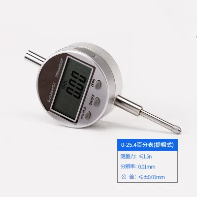 0-25.4mmx0.01mm 0-12,7 мм/0," 0-25,4 мм/1" цифровой индикатор микрометр 0,01 мм/0,000" использование 3 В батареи прецизионный инструмент - Цвет: 0-25.4mmx0.01mm