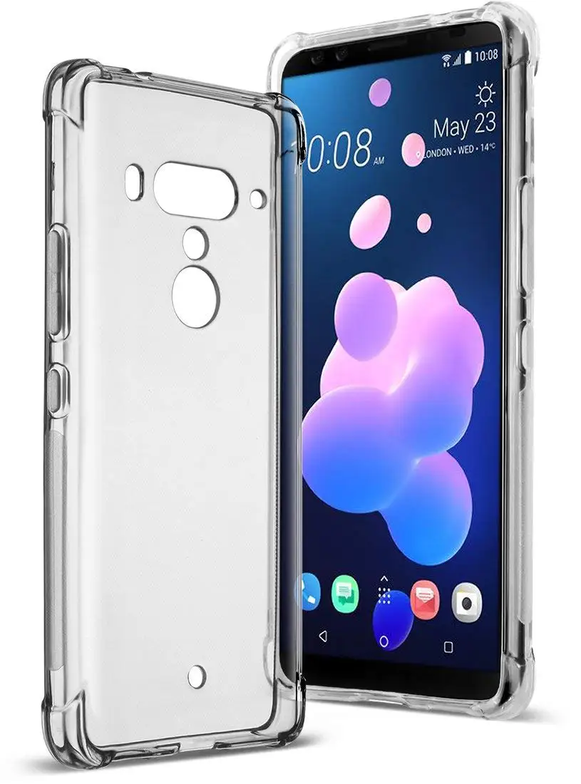 tpu Case for HTC Dasire 21 Pro Desire 20+ 19s 12 Plus U20 5G U19e U12+ Life U11 Soft Silicone Transparent TPU Back Cover