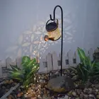 Лампа на солнечной батарее, креативная форма лейки светодиодный светодиодные уличные энергосберегающие лампы для дома, дверей, сада, праздников