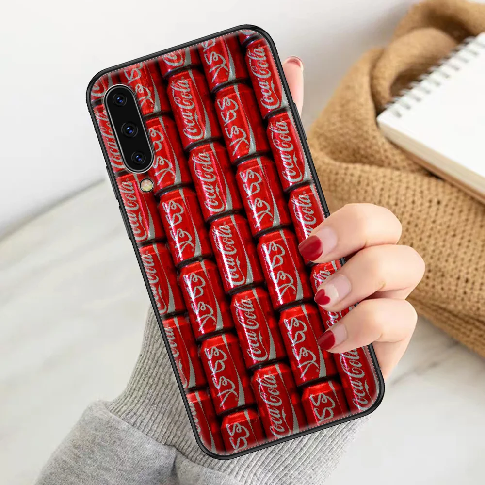 

Coca Soda brand Coke Phone case For Samsung Galaxy A 3 5 7 8 10 20 21 30 40 50 51 70 71 E S 2016 2018 4G black painting cover
