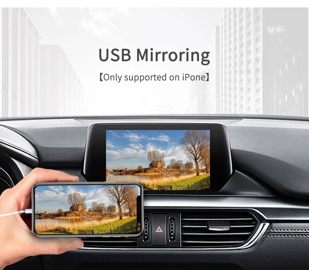 Carlinkit беспроводной Смарт ссылка Apple CarPlay ключ для Android навигации плеер мини USB Carplay палка с Android авто