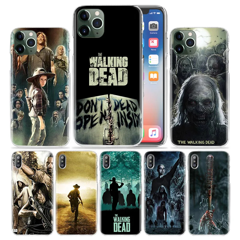 Популярный ТВ Ходячие мертвецы чехол для Apple iPhone 11 7 6S Plus XR 12 Pro Max X 6 5 5S SE XS 8 жесткий