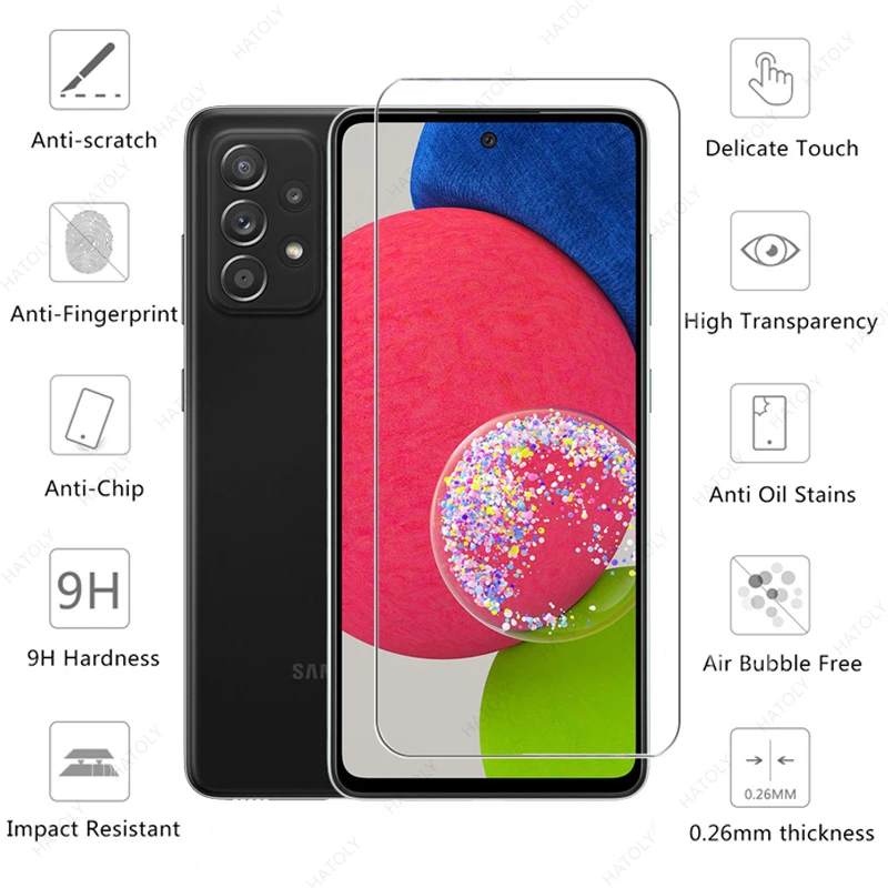 2 шт. Защитное стекло для Samsung Galaxy A52s A12 Nacho A22 A32 A52 A72 M32 | Мобильные телефоны и