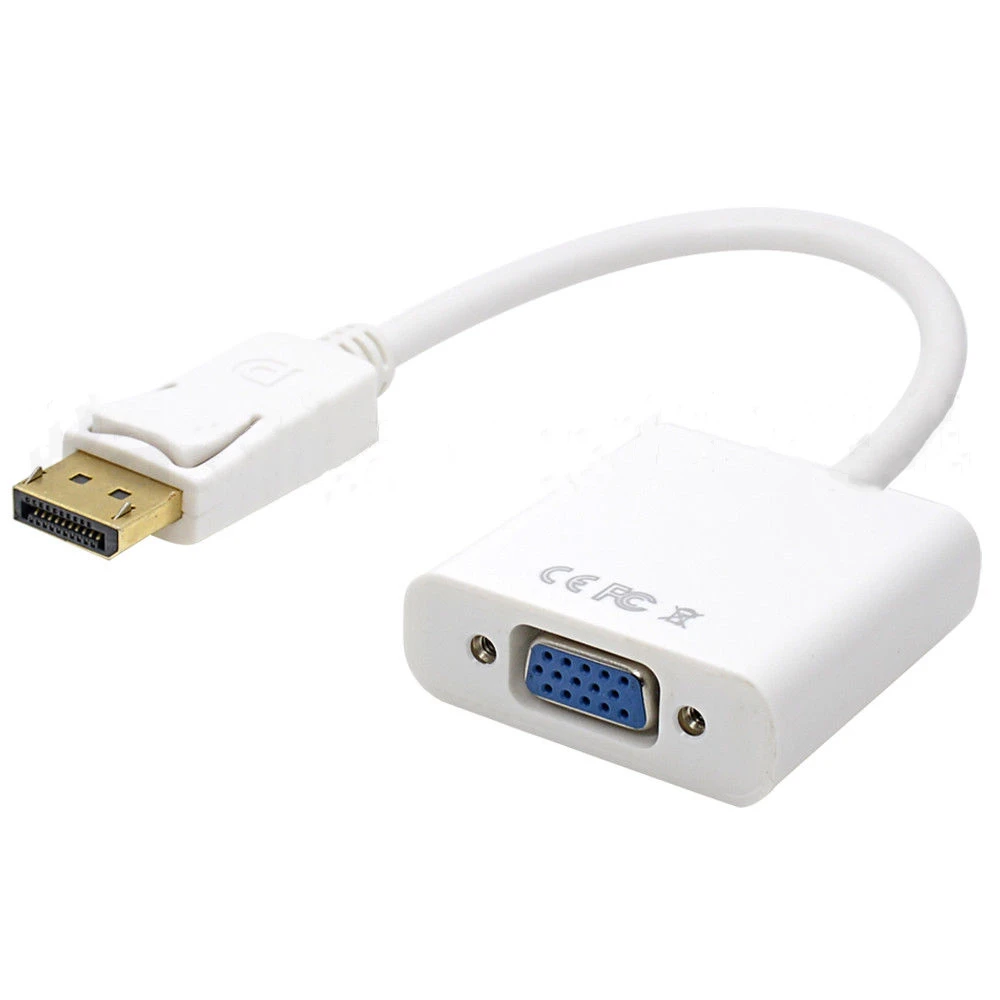 

Displayport DP Male To VGA Female Adapter Display Port Cable Converter