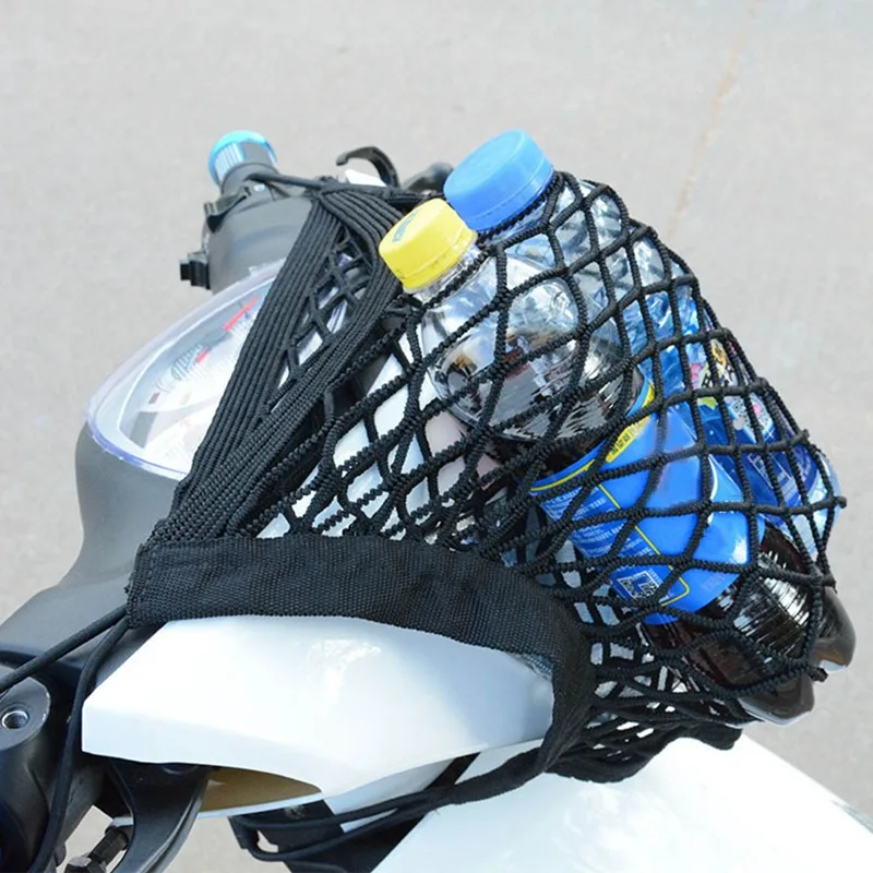 

Motorcycle Luggage Net Hook Hold Bag Cargo Bike Scooter Mesh Fuel Tank Luggage