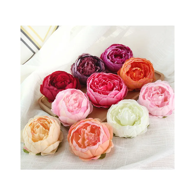 20 шт. 10 см искусственные цветочные головки пионов вечерние украшения на день