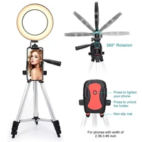 led ring fill light 16 20 26cm10 inch live beauty adjustable tripod suitable for youtube bracket camera phone clip studio