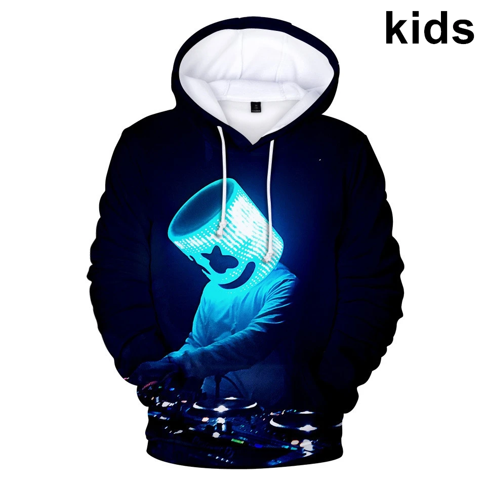 

3 to 14 years kids Hoodies Candy Band Baida DJ 3D Printed Hoodie Sweatshirt boys girls Cartoon Jacket Coat Children Clothes