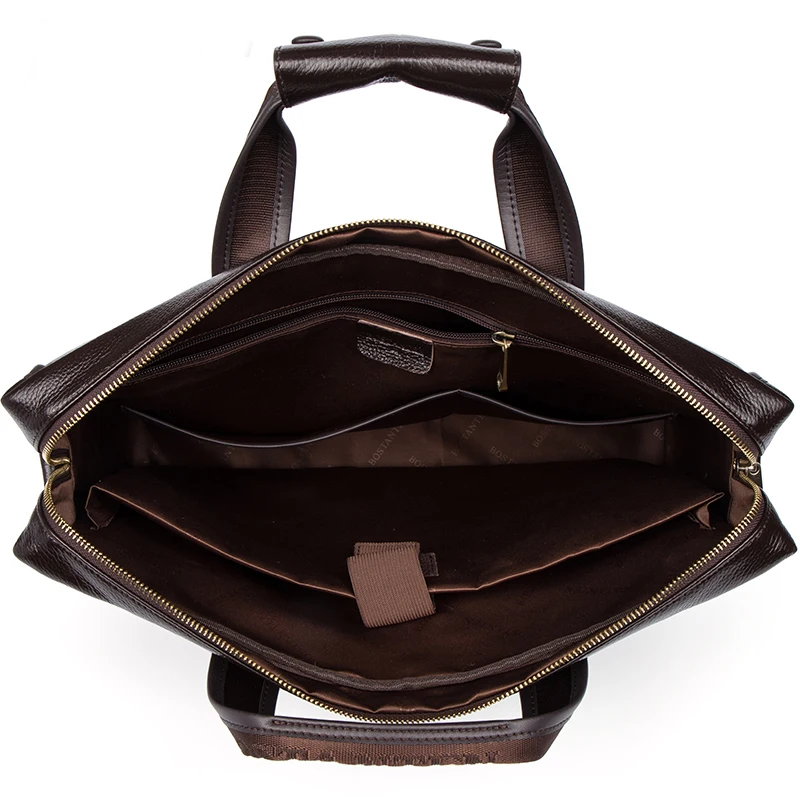 Мужской портфель из натуральной воловьей кожи