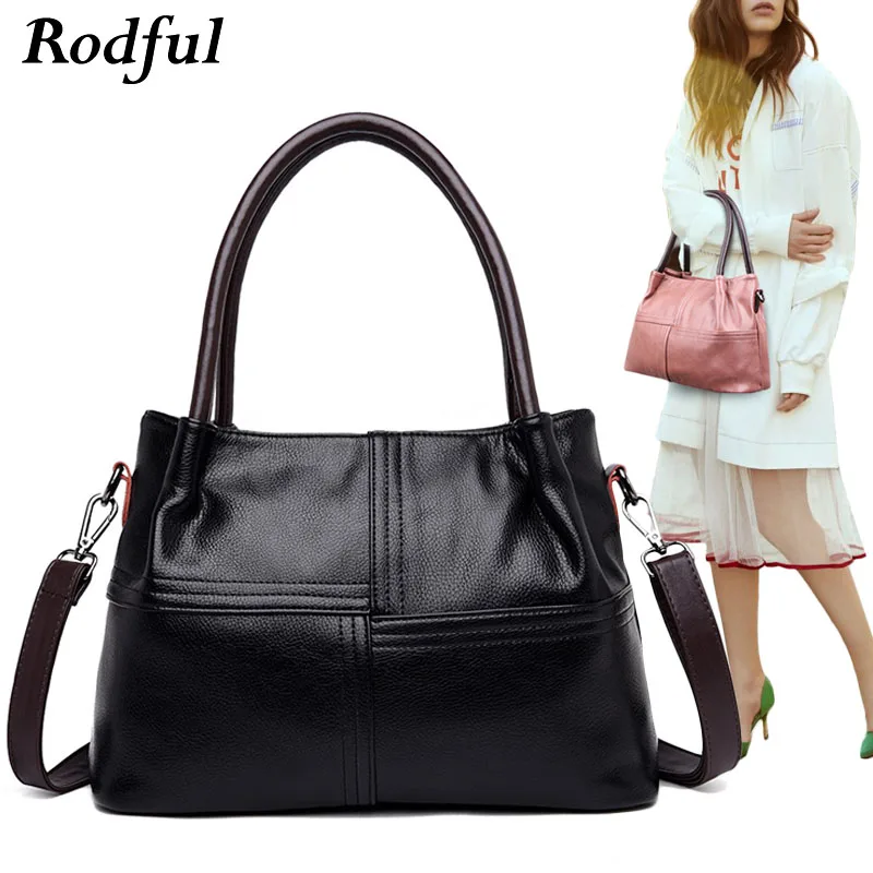 Rodful sac a main femme 2020 Сумка женская кожаная сумка на плечо модная повседневная ручная