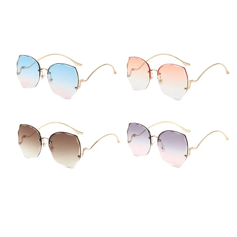 

Новинка 2021, модные женские солнцезащитные очки большого размера, женские и мужские очки с градиентными линзами, женские солнцезащитные очк...